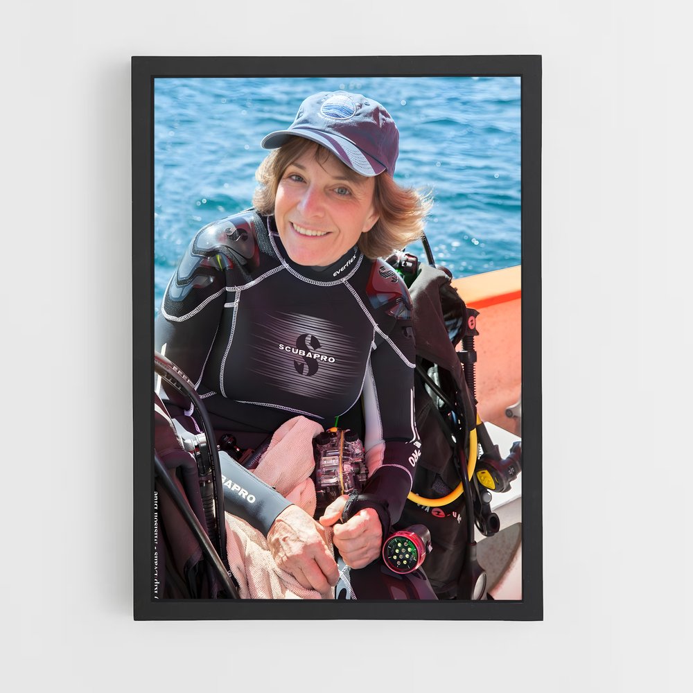 Poster L'Océan en Main – affiche Plongée sous-marine (vue 2)
